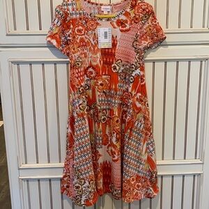 LuLaRoe Jessie. Hard to find print. Perfect fall colors. Brand new with tags.